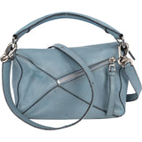 Loewe Blue Leather Puzzle Handbag