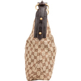 Gucci Monogram GG Canvas Horsebit Hobo Handbag