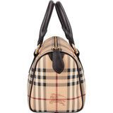 Burberry Haymarket Check Boston Handbag