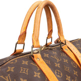 Louis Vuitton Monogram Canvas Keepall 55 Bandoulière Travel Bag