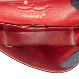 Chanel Quilted Lambskin 24K Gold Small Double Flap Shoulder Bag