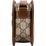 Gucci Monogram Neo Vintage GG Supreme Small Messenger Crossbody Bag
