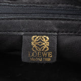 Loewe Black Leather Anagram Crossbody Bag