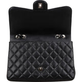 Chanel Quilted Caviar Leather Jumbo Single Flap Crossbody Bag