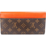 Louis Vuitton Monogram Canvas Epi Leather Marie-Lou Long Wallet
