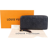 Louis Vuitton Monogram Empreinte Leather Zippy Wallet