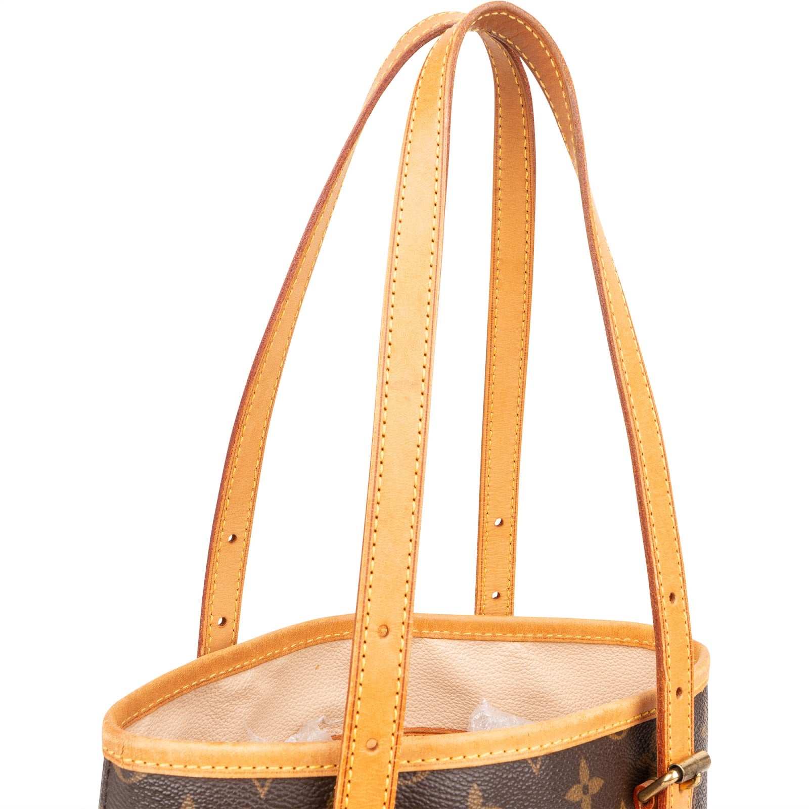 Louis Vuitton Monogram Canvas Bucket PM Shoulder Bag - vintageandkickz