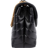 Saint Laurent Quilted Calfskin Small Loulou Crossbody Bag