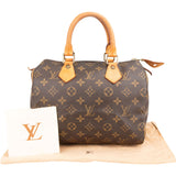 Louis Vuitton Monogram Canvas Speedy 25 Handbag