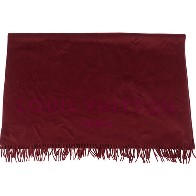 Louis Vuitton Cashmere Monogram Echarpe Schal Scarf - vintageandkickz