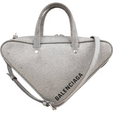 Balenciaga Glitter Triangle Fashion Show Handbag