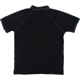 Prada Classic Black Emblem Polo Shirt (S)