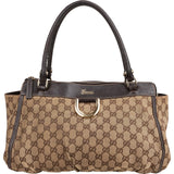 Gucci Monogram GG Canvas Abbey D-Ring Tote Shoulder Bag