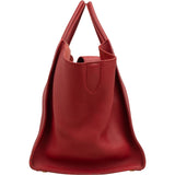 Celine Drummed Calfskin Phantom Handbag