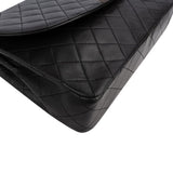 Chanel Quilted Lambskin 24K Gold Single Flap Shoulder Bag