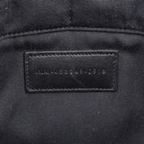 Saint Laurent Black Leather Clutch