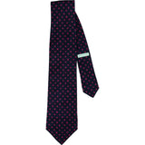 Bvlgari Swirl Print Silk Tie Krawatte