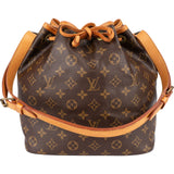 Louis Vuitton Monogram Canvas Sac Noé Petit Shoulder Bag - vintageandkickz