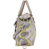 Coach Madison Op Art Sabrina Sateen Satchel Handbag