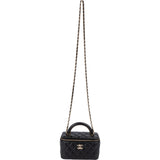 Chanel Quilted Lambskin Vanity Case Crossbody Bag