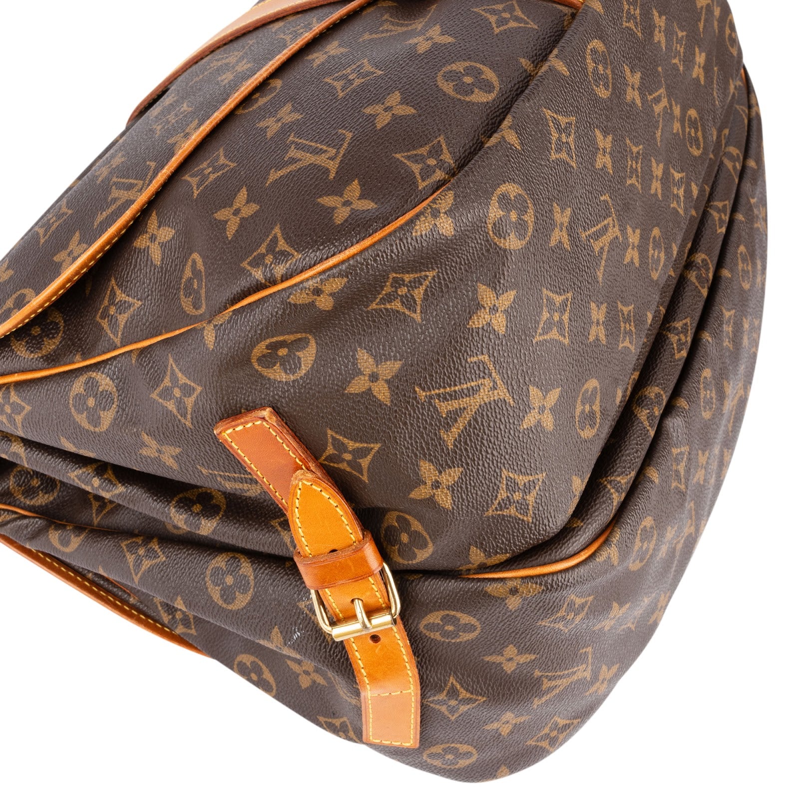 Louis Vuitton Monogram Canvas Saumur 35 Crossbody Bag - vintageandkickz