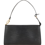 Louis Vuitton Noir Epi Leather Pochette Accessoires Handbag