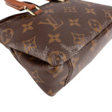 Louis Vuitton Monogram Canvas Noir Leather Nano Pallas Crossbody Handbag