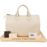 Louis Vuitton Ivory Epi Leather Speedy 30 Handbag