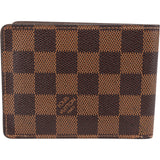 Louis Vuitton Monogram Damier Ebene Slender Card Holder Wallet