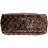 Gucci Velvet GG Monogram Hobo Shoulder Bag