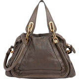 Chloé Pebbled Leather Paraty Handbag
