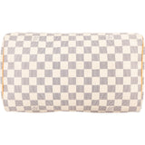 Louis Vuitton Monogram Damier Azur Speedy 30 Handbag