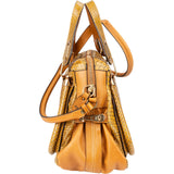 Chloé Python Leather Paraty Shoulder Bag