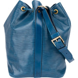 Louis Vuitton Blue Epi Leather Sac Noé Petit Shoulder Bag
