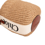 Chloé Small Woody Basket Raffia Crossbody Handbag