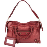 Balenciaga Pink Leather Classic City Handbag