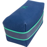 Hermès Blue Canvas Bride-a-Brac Case Toiletry Bag