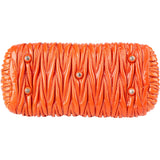 Miu Miu Patent Leather Matelassé Clutch Bag