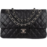 Chanel Quilted Lambskin Medium Double Flap Crossbody Bag