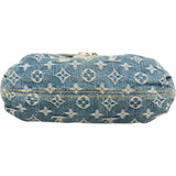Louis Vuitton Monogram Denim Pleaty Shoulder Bag