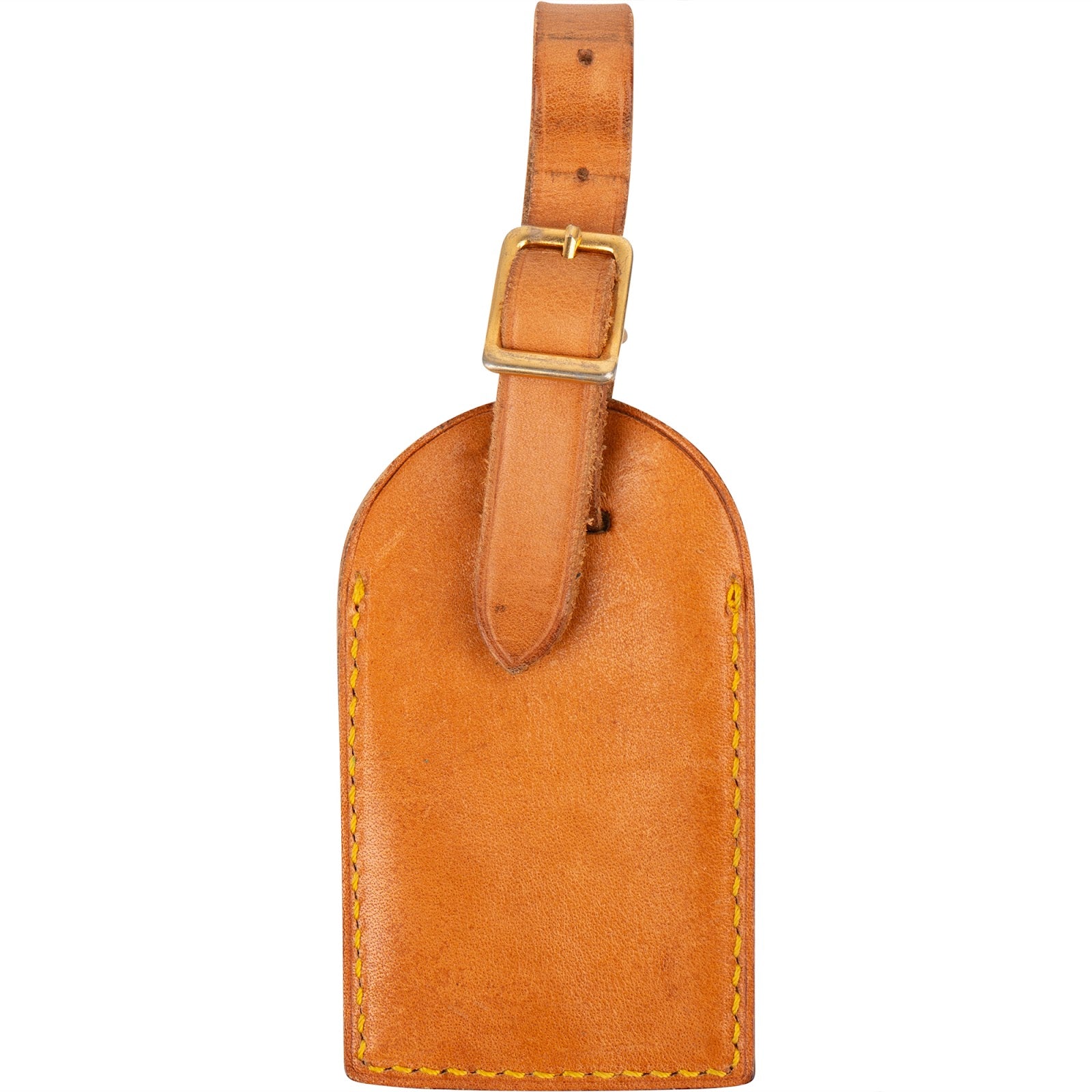 [🔄️B10 / F60] Louis Vuitton Vachetta Leather Luggage Tag - vintageandkickz