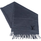 Louis Vuitton Bleu Cashmere Schal Scarf