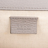 Gucci Grey Leather Crystal Dionysus Shoulder Bag