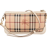 Burberry Haymarket Check Canvas Pochette Accessoires Crossbody Bag