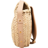 Chloé Raffia Marcie Saddle Crossbody Bag