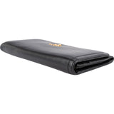 Prada Black Soft Leather Long Flap Wallet
