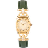 Gucci Gold Tone Leather Horsebit 6300L Woman Watch