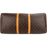 Louis Vuitton Monogram Canvas Keepall 55 Travel Bag