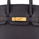 Hermès Prunoir Deep Blue Togo Leather Birkin 30 Handbag
