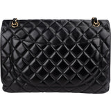 Chanel Quilted Lambskin Maxi Single Flap Crossbody Bag